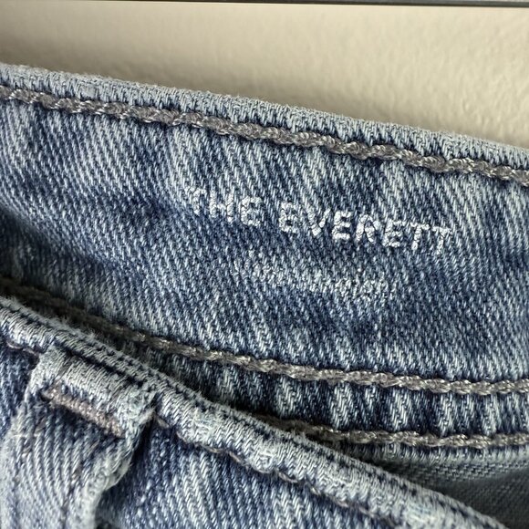 AG Everett Slim Straight Cloud Soft Jeans Dark Wash Denim Mens 34R Distressed - Picture 7 of 9